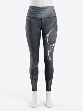 NoMiNoU Art Print, High Rise leggings,  Size Small, Made in Canada